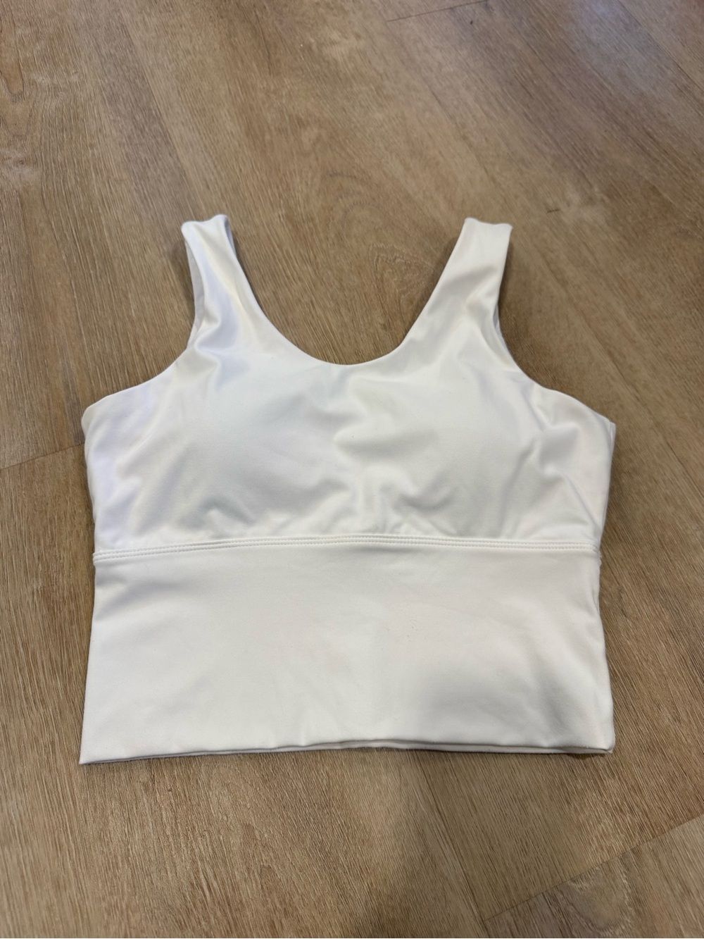 NVGTN White Sports Bra